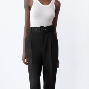 ZARA Belted Trousers